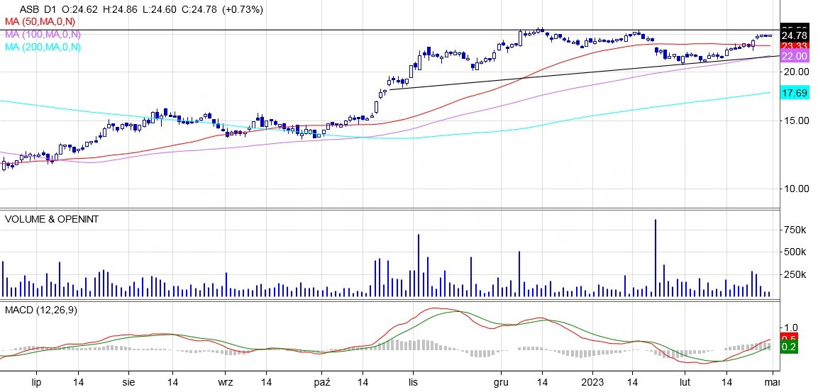 Asbis, analiza techniczna
